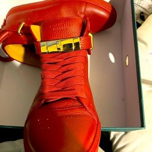 Men's new Buscemi's high top sneakers